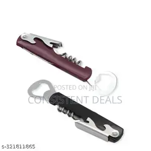 Portable Corkscrew Wine Bottle Opener