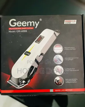 Geemy Rechargeable Shaving Machine With Battery Indicator