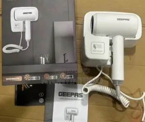 Geepas Top-Quality Wall Mounted Hair Dryer GHD-86073