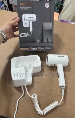 Geepas Top-Quality Wall Mounted Hair Dryer GHD-86073