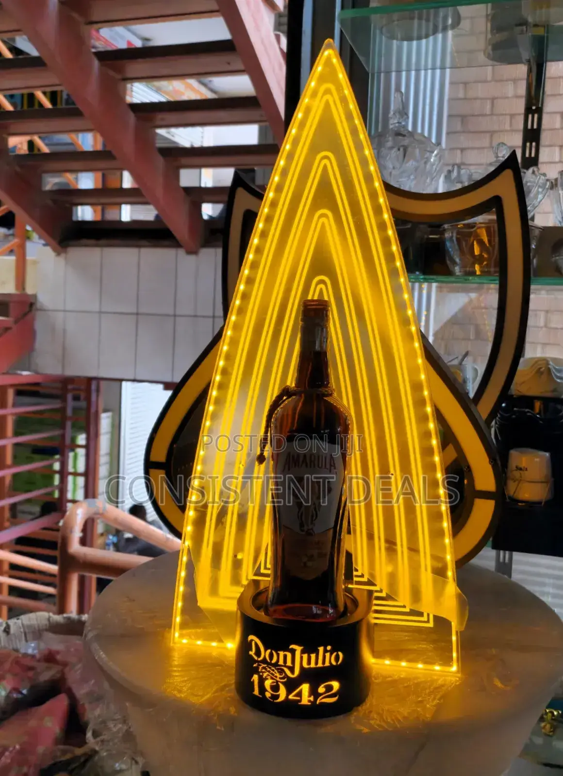 Luminous Wine Led Bottle Rack