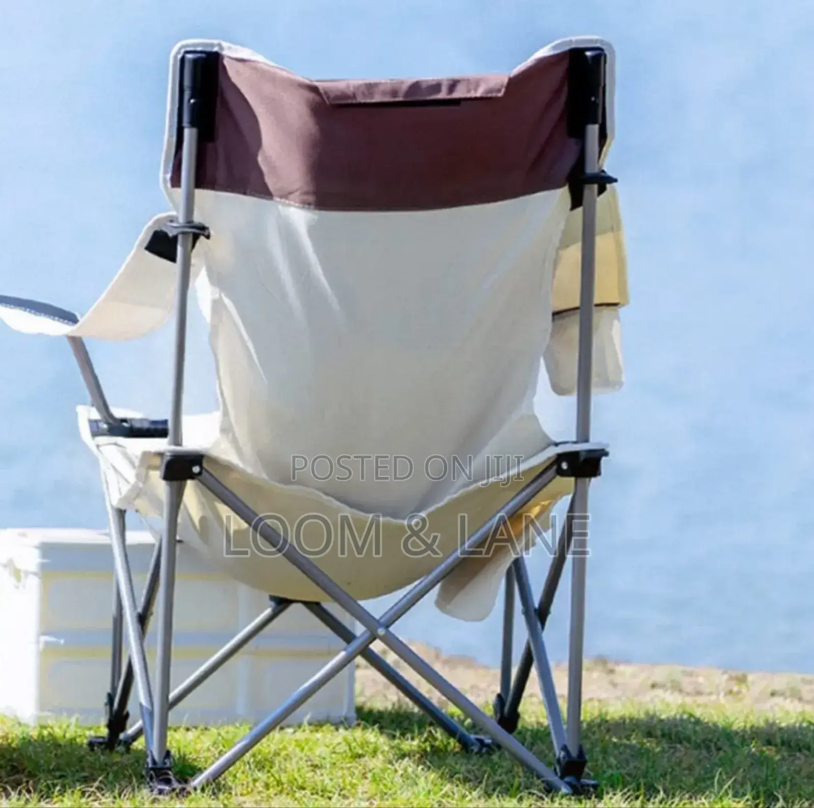 High Back Beach Chair With Cup Holder