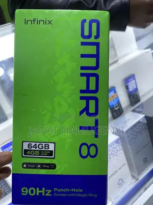 New Infinix Smart 8 64 GB Black