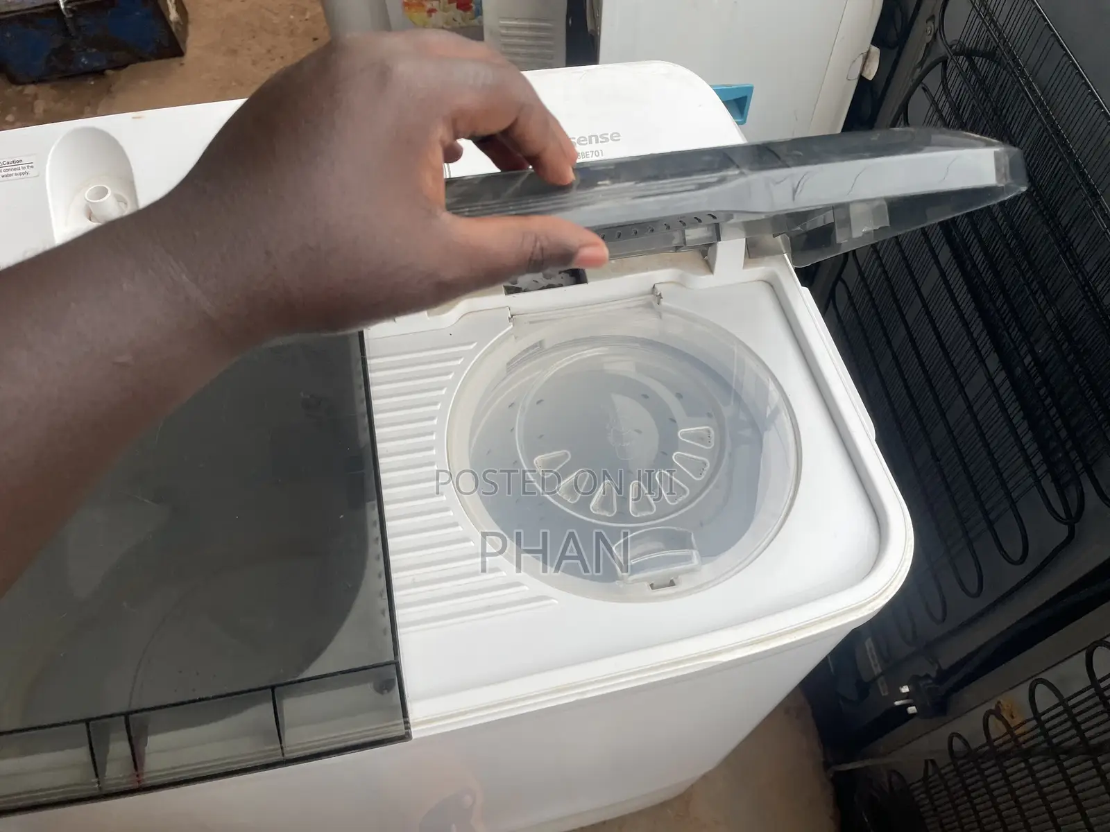 Hisense 7kg Twin Tub Machine