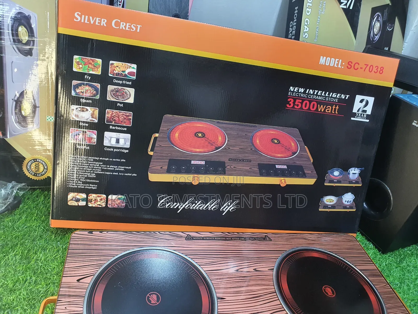 Silver Crest New Intelligent Ceramic Stove Infra Red