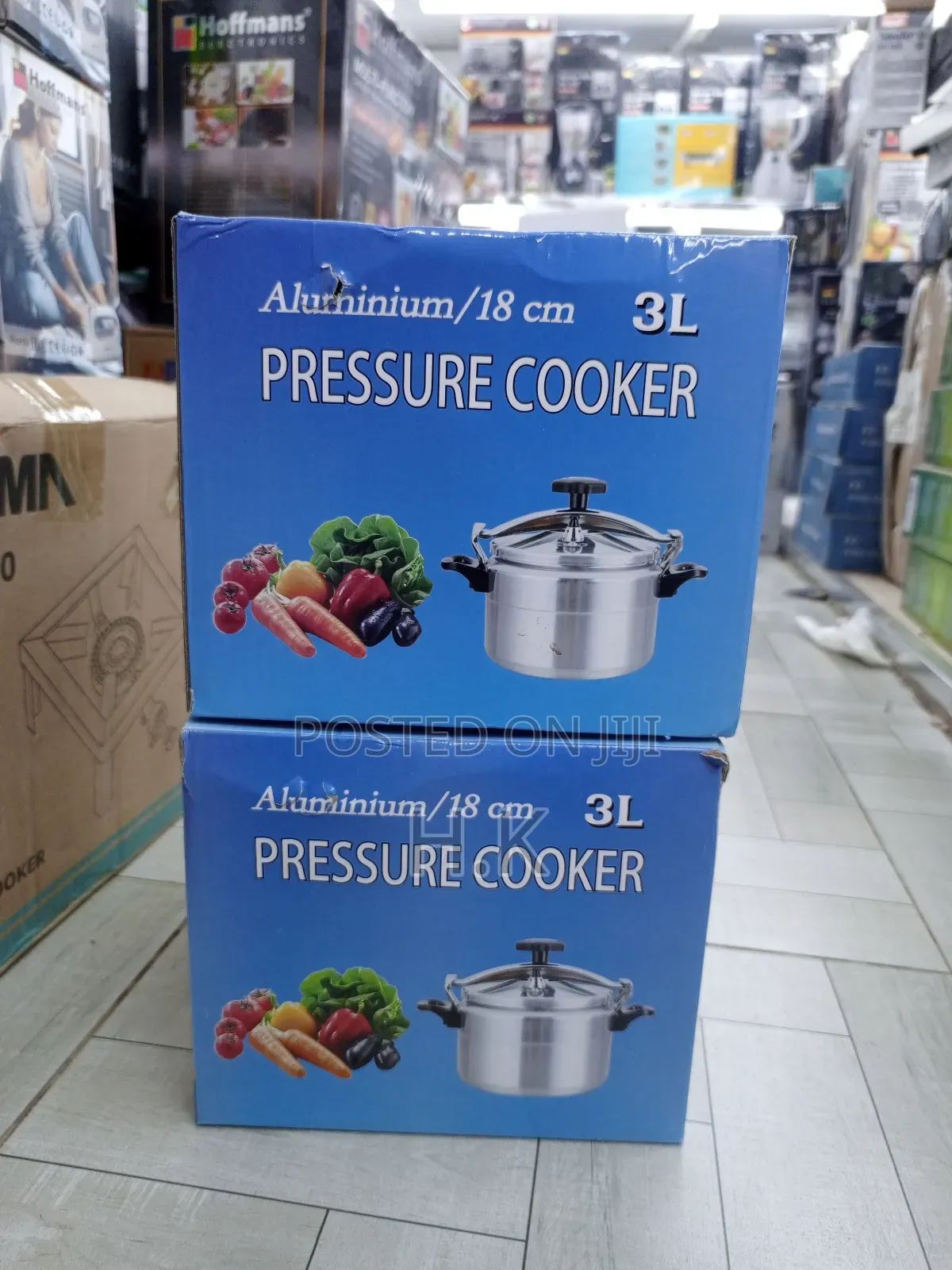 Aluminum Pressure Cooker With 3l Capacity and 18cm Diameter