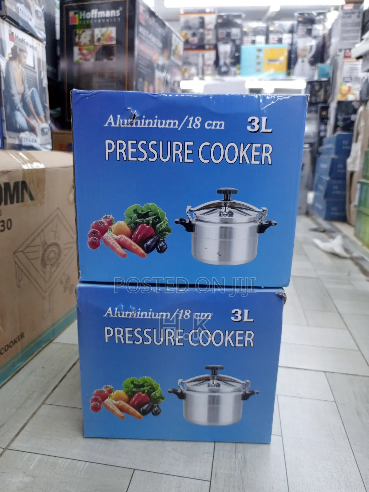 Aluminum Pressure Cooker With 3l Capacity and 18cm Diameter