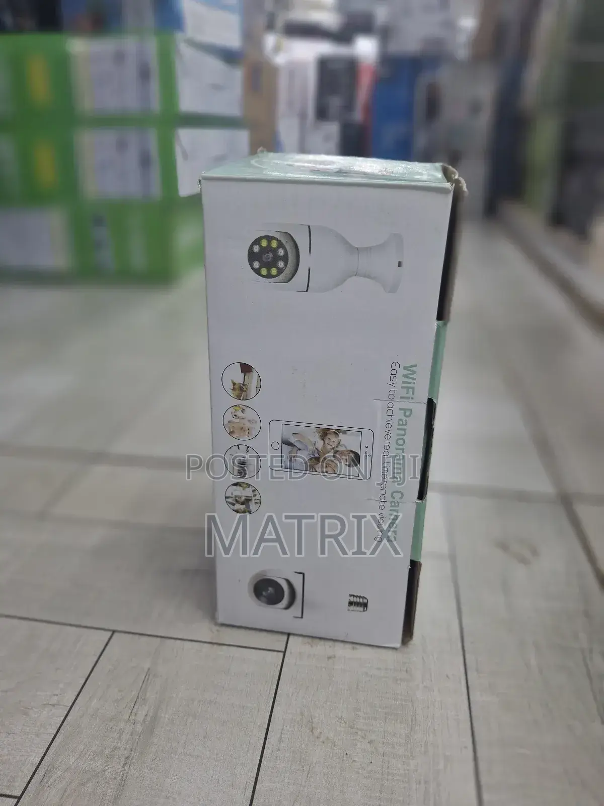 Panorama Wireless Surveillance Bulb Camera Wifi 360° Camera