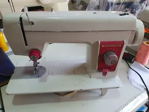 White Riccar Japan Straight Sewing Machine