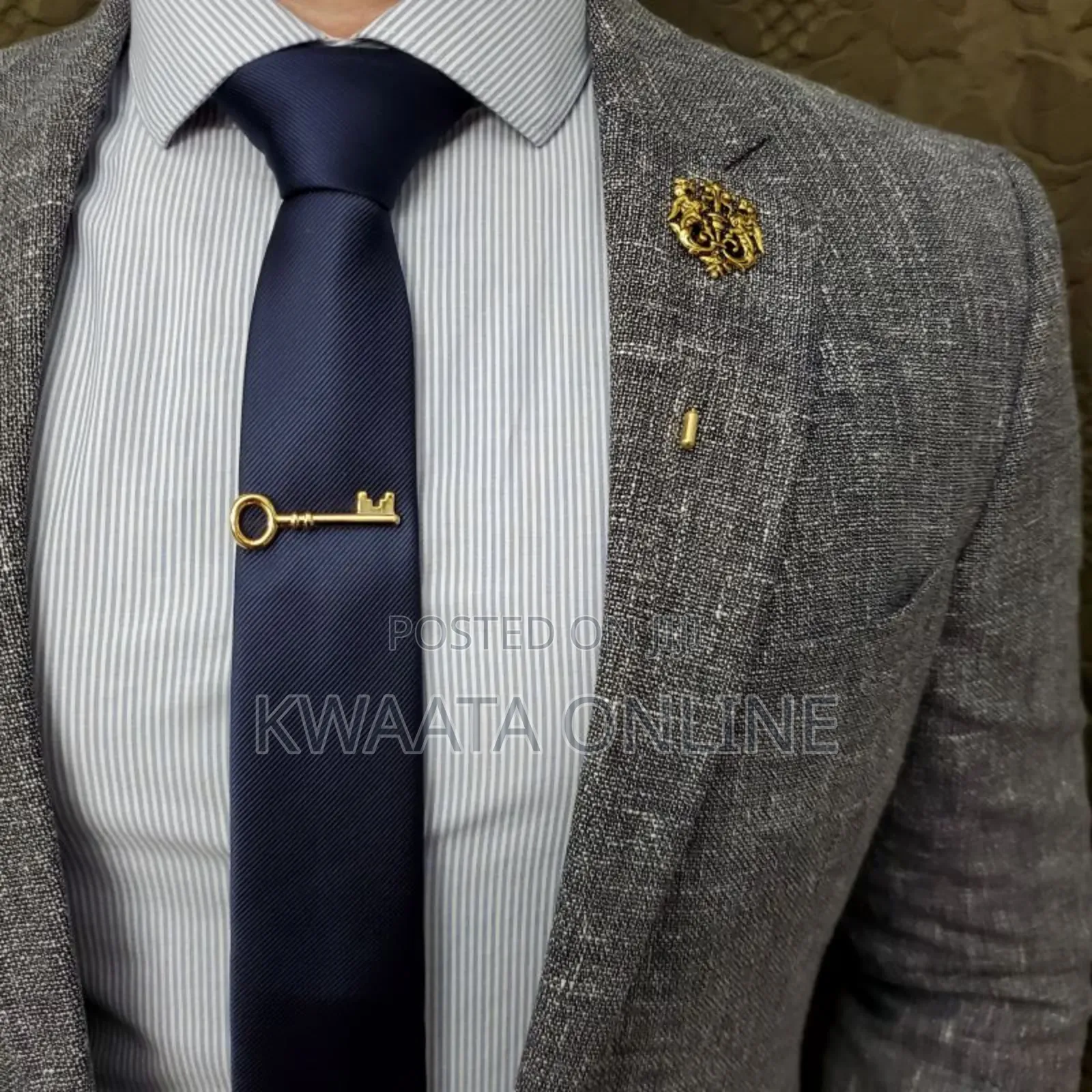 Tie Clips for Men Unique Set,Tie Bar Silver and Gold