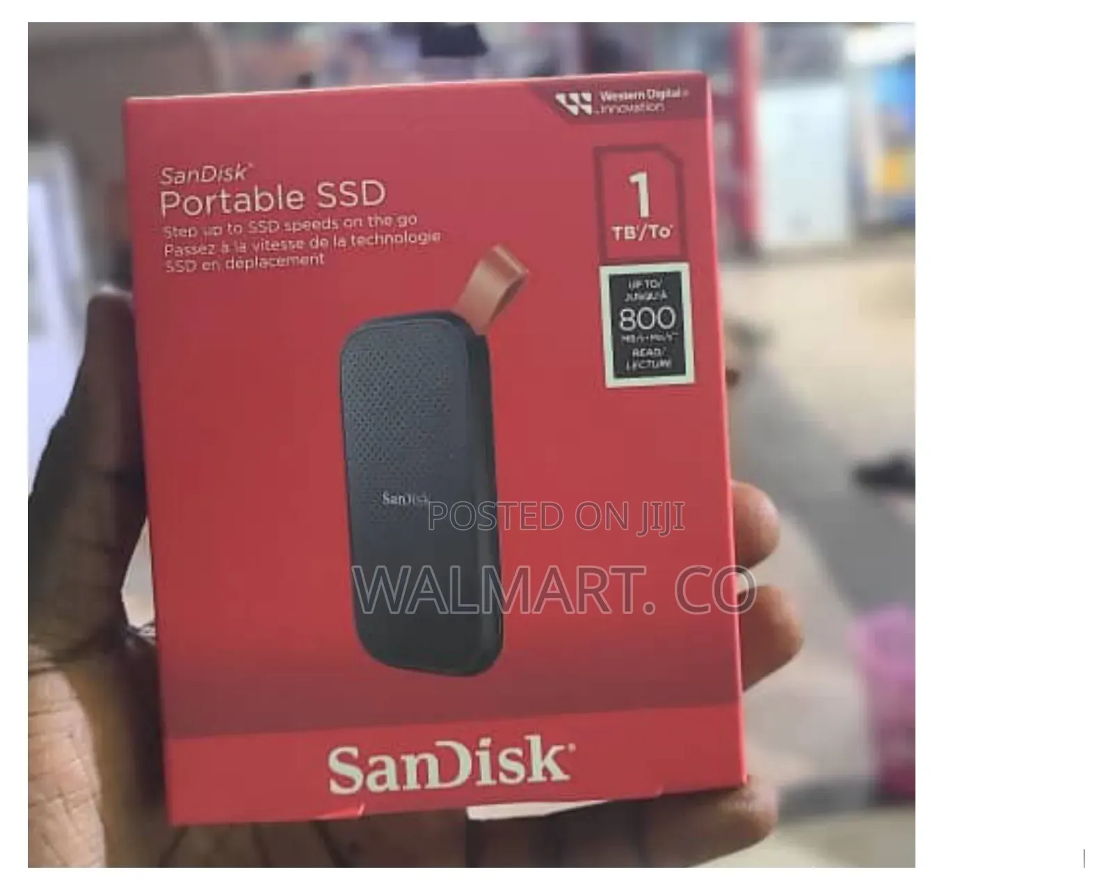 External Portable San Disk SSD 1 Tb