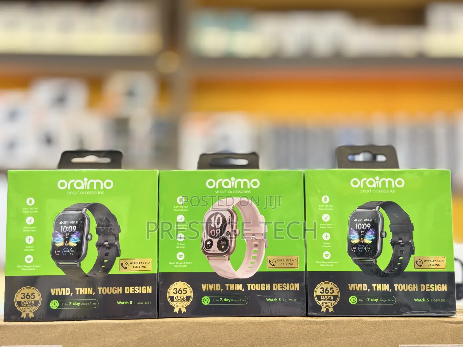 Oraimo Watch 5 Smartwatch 2inch Vivid Display