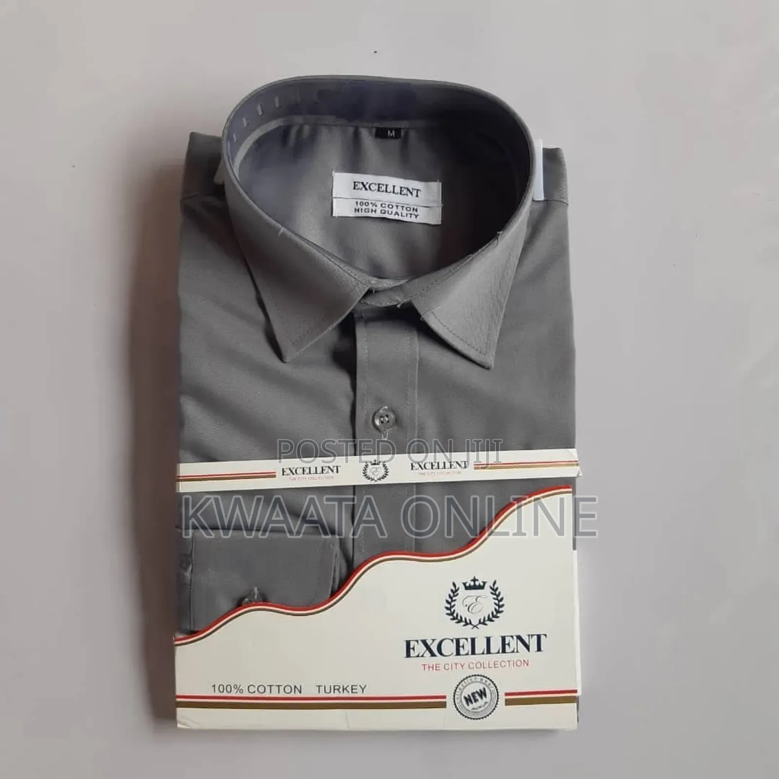 Excellent Classic Long Sleeve Basic Dress Office Plain Shirt