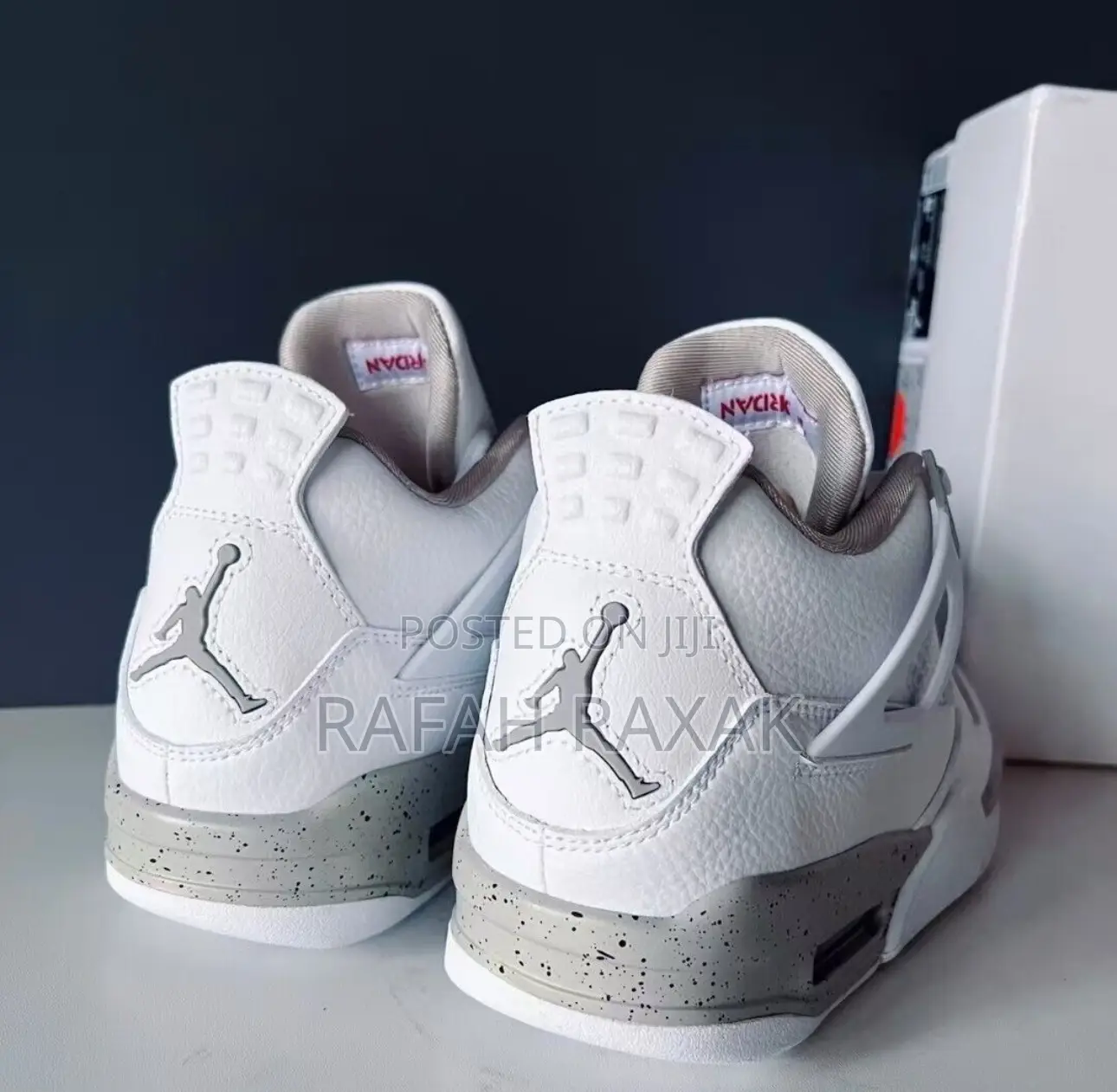 Original Air Jordan 4 Retro “White Oreo” Sneakers