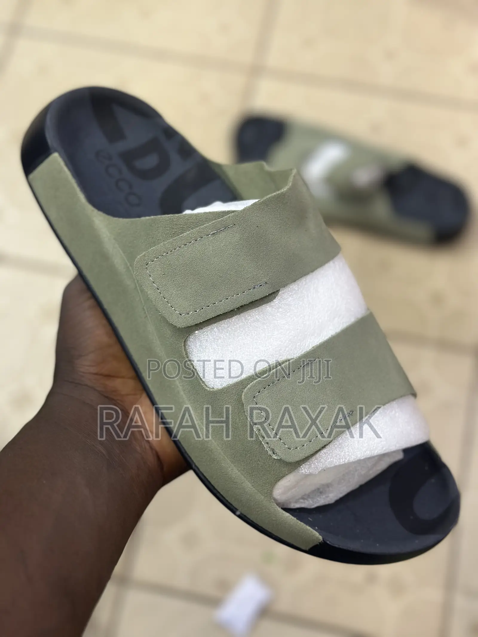Original Suede Ecco Cozmo Double Strap Sandals
