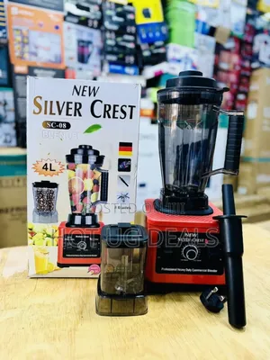 Silver Crest 4l Liters Commercial Blender With Grinder