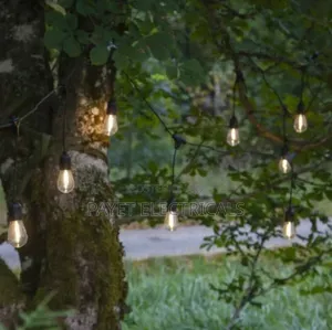 Water Proof String Lights With Hanging Bulbs
