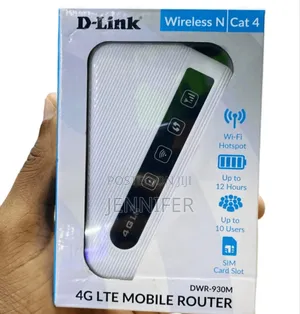 D-Link Mifi 4g Lte Mobile 12 Hour Battery Mifi -White