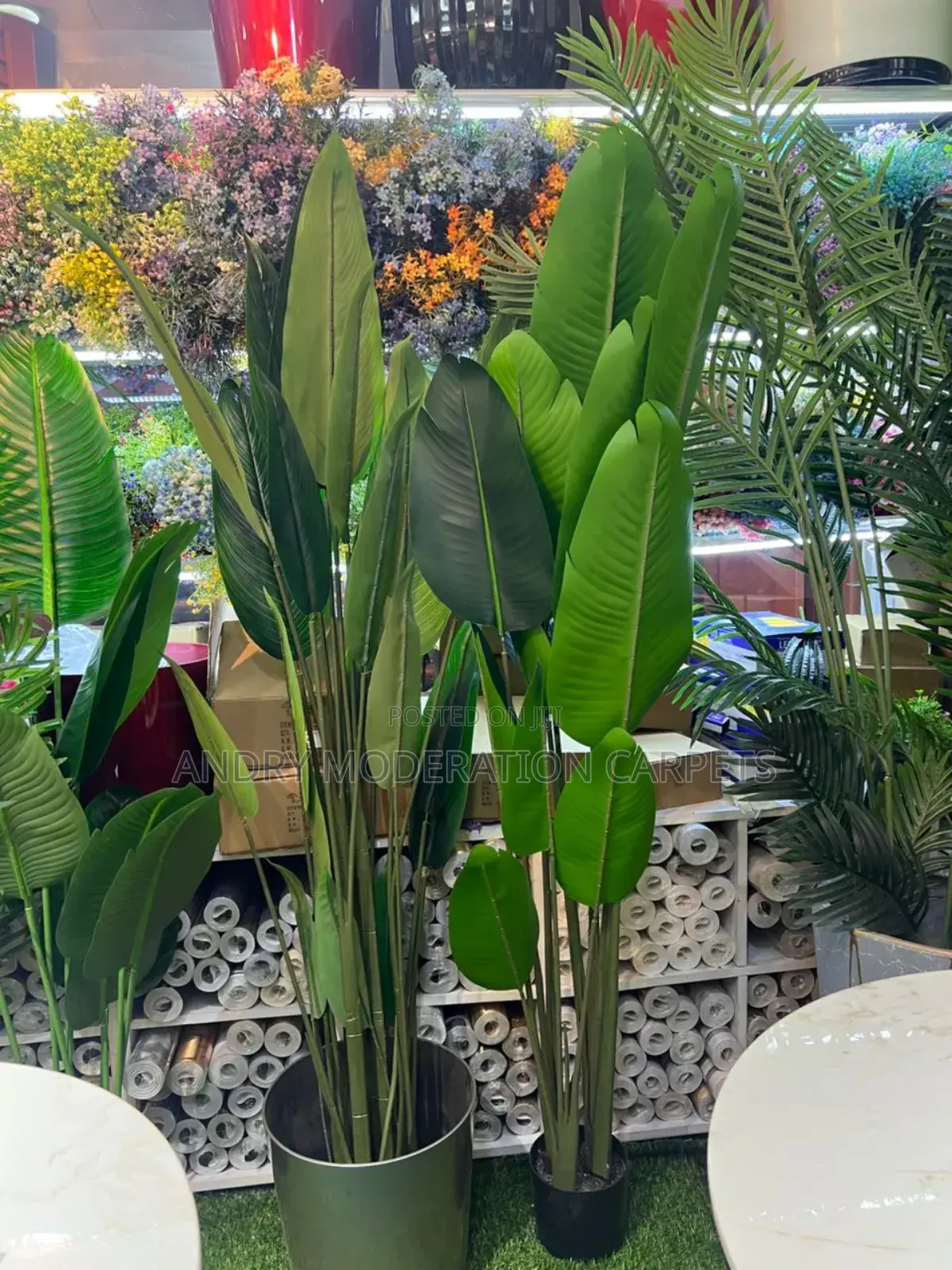 Synthetic Indoor Artificial Plant and Flowers