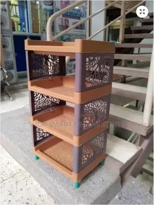 Plastic Kitchen Rack Trolley