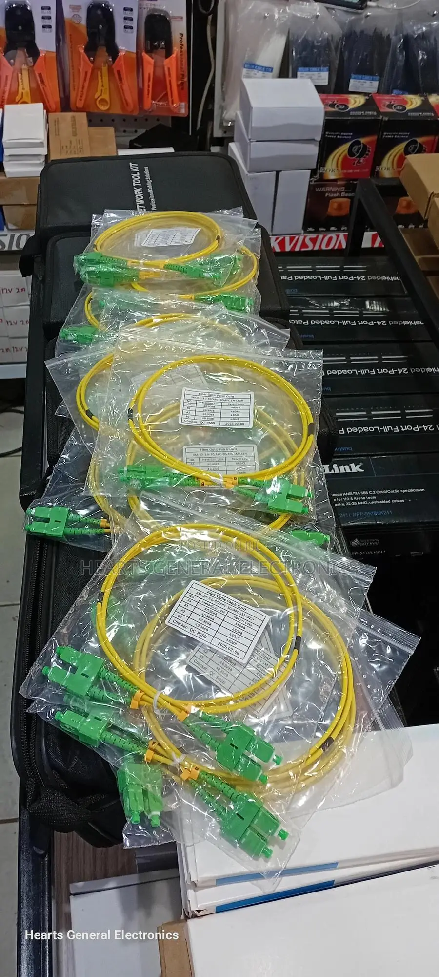 Fiber Patch Cord Sc to Sc Duplex 1 Meter