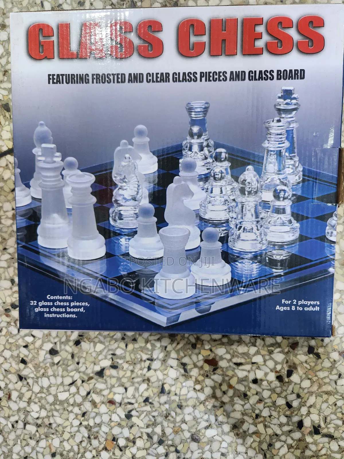 Glass Chess Set