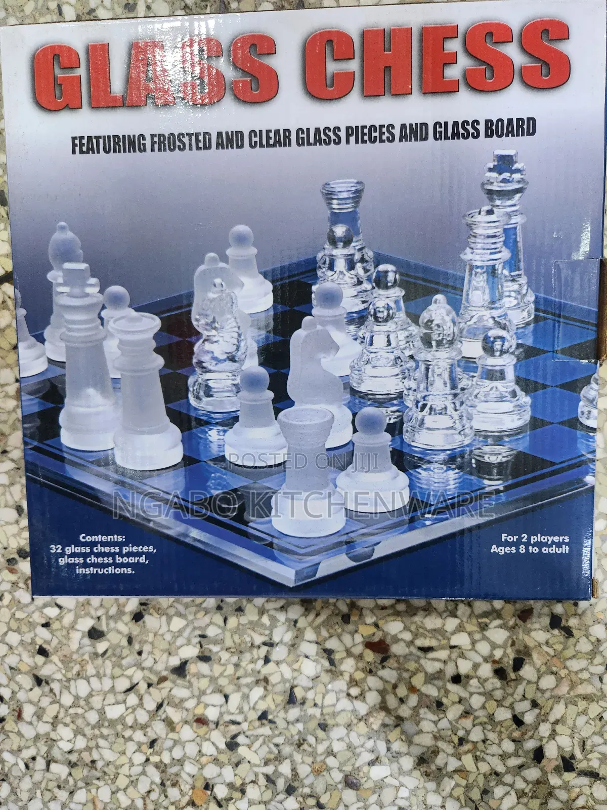 Glass Chess Set