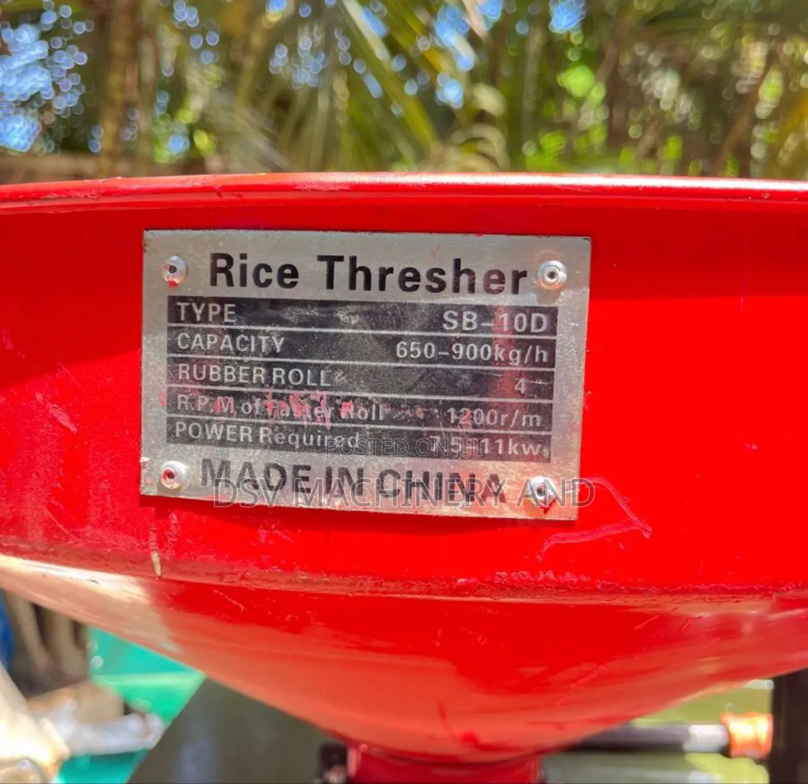 Sb 10d Rice Thresher