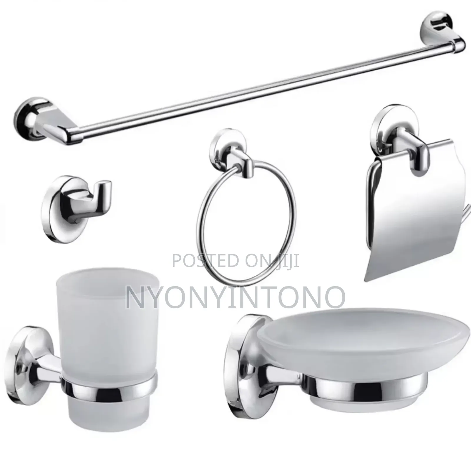 Geepas 7pc Top-Quality Bathroom Accesory Set GSW-69704