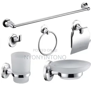 Geepas 7pc Top-Quality Bathroom Accesory Set GSW-69704