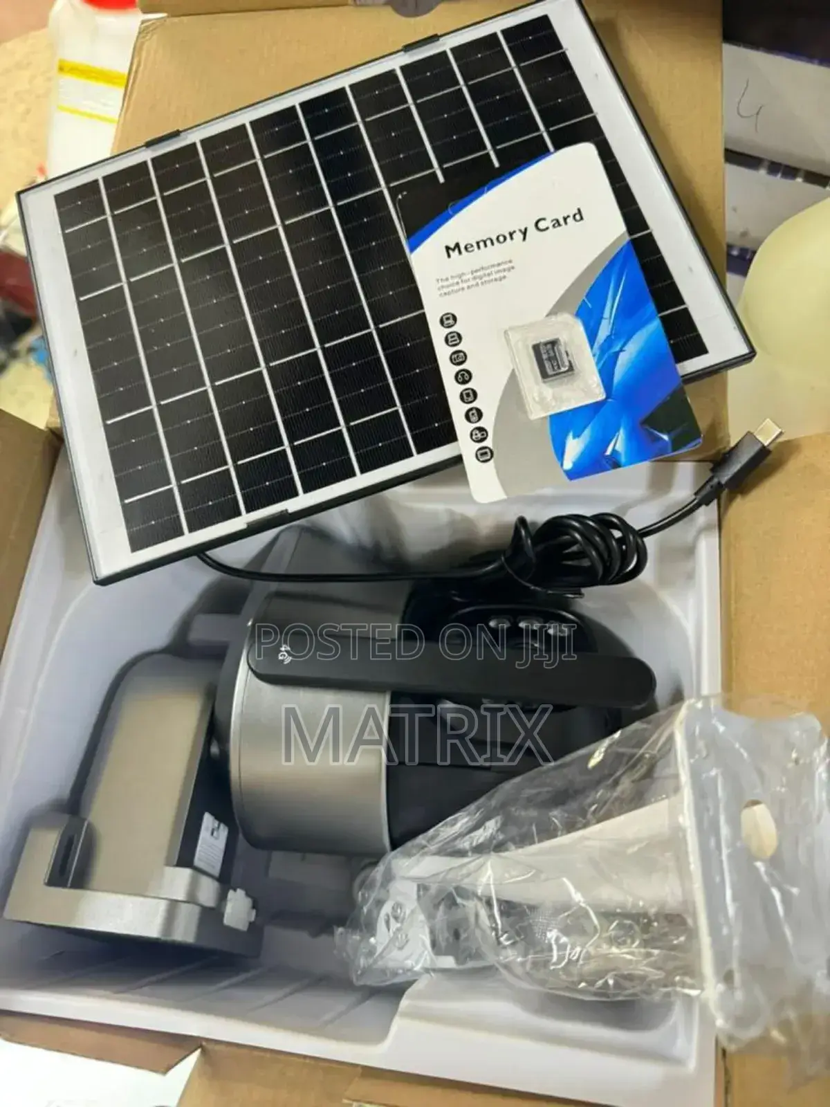 4g Solar-Powered Dual Lens Security Camera 4mp- CCTV Camera