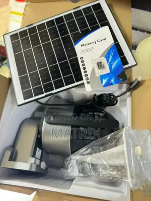 4g Solar-Powered Dual Lens Security Camera 4mp- CCTV Camera