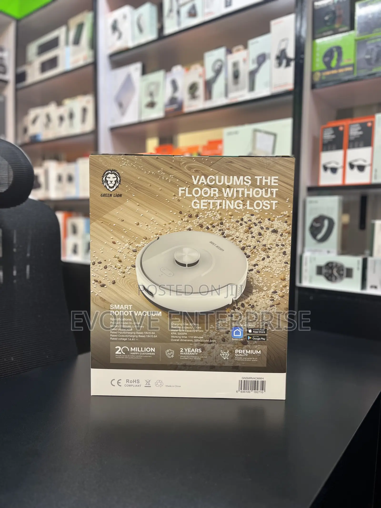 Green Lion Smart Robot Vacuum