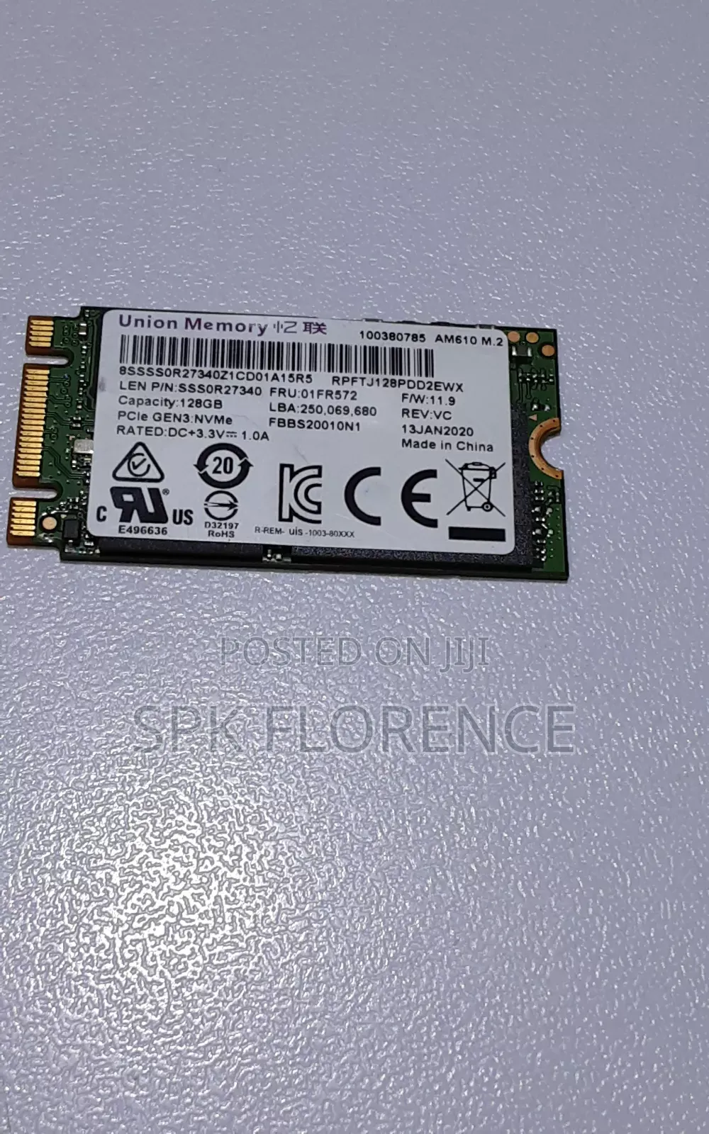 Union Memory 128gb SSD