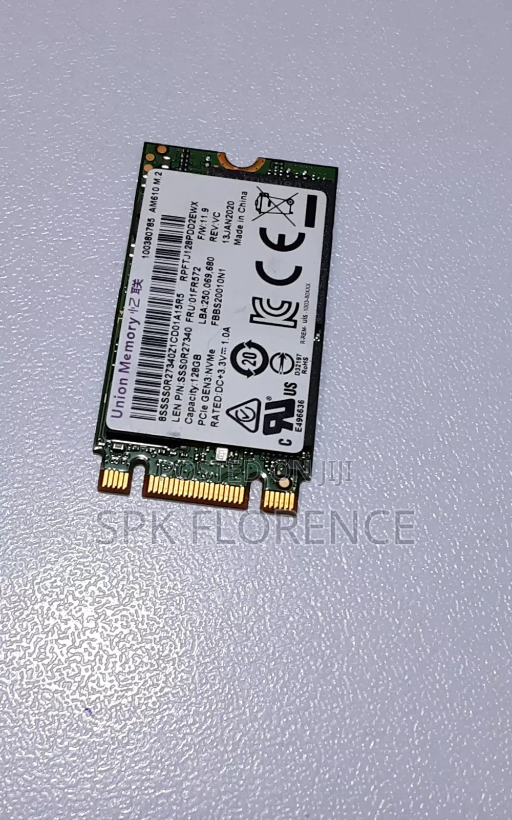 Union Memory 128gb SSD