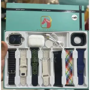 Smartwatch 7 With Seven Straps Watch,Free Bluetooth Airpods