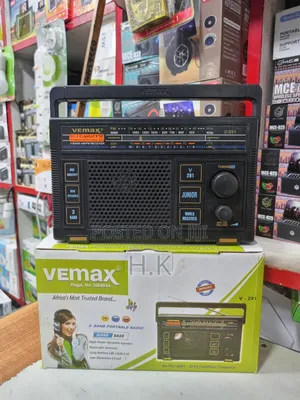 Vemax 3-Band Portable Radio, Model v-291