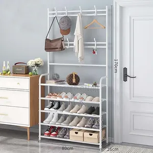 Multi-Functional Shoe and Hat Rack.