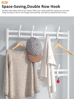 Multi-Functional Shoe and Hat Rack.