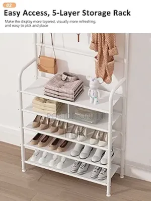 Multi-Functional Shoe and Hat Rack.