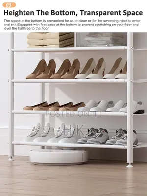 Multi-Functional Shoe and Hat Rack.