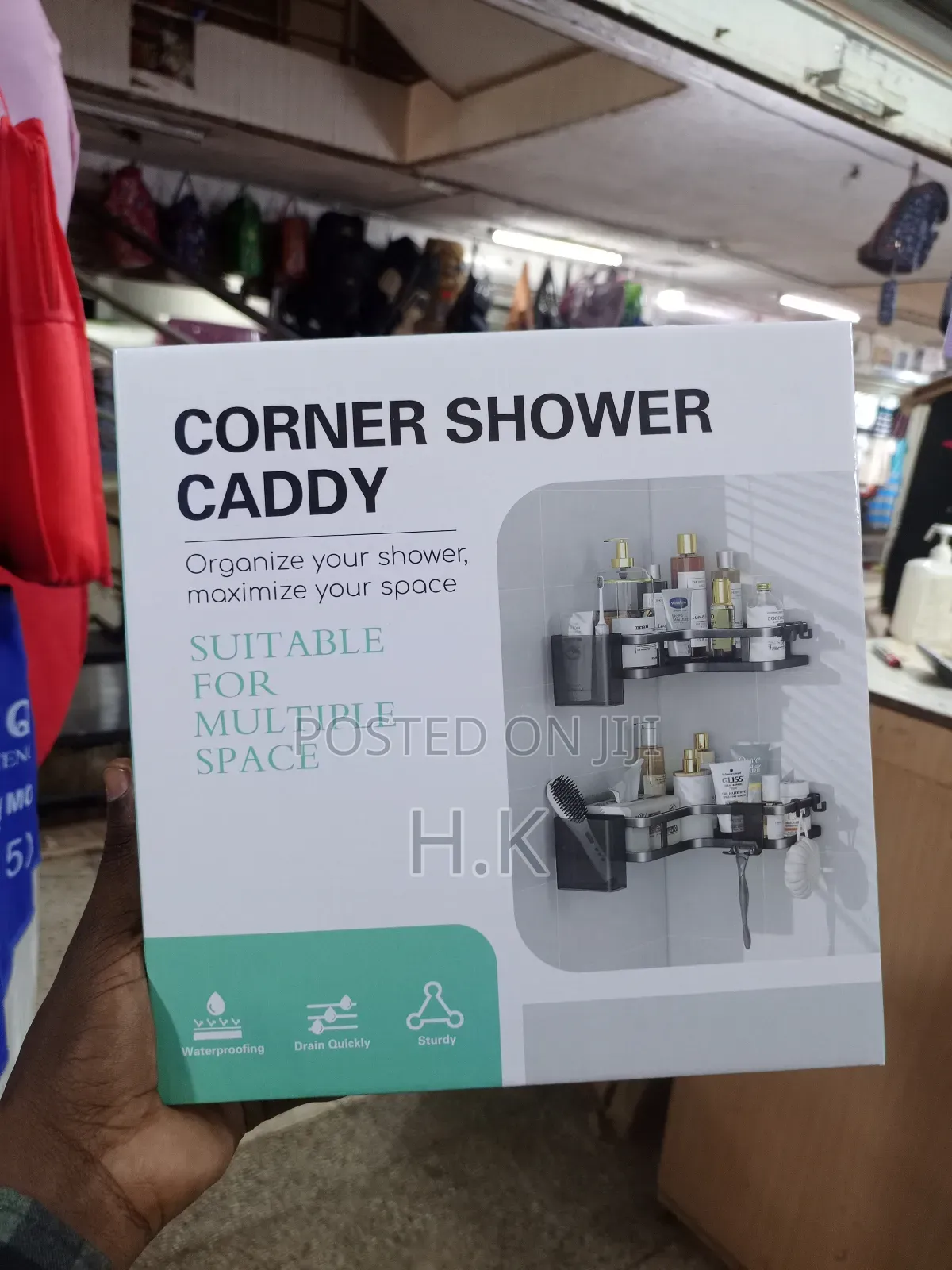 2pcs Corner Shower Caddy