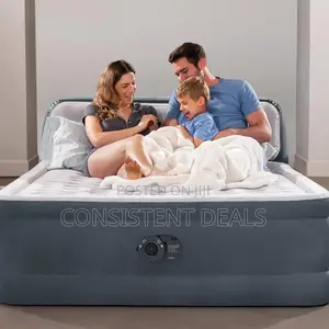 Intex Dura Beam Air Mattress With Headboard