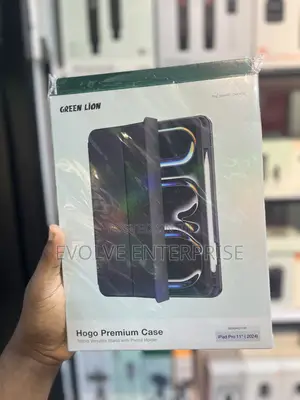 Green Lion Case With Pencil Holder for iPad Pro 11 (2024)