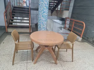 Dining Plastic Table and 2 Chairs for Home/Beach/Garden/Hote