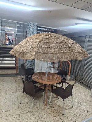 Garden Plastic Chairs,Table and Umbrella Set