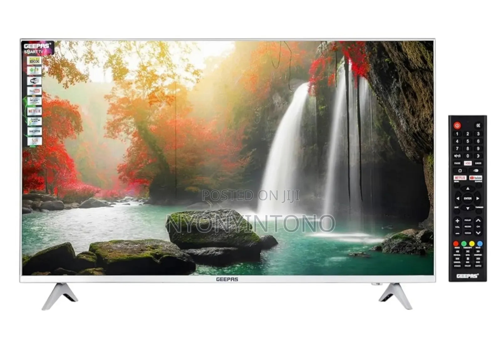Geepas 43" Smart Android Tv, Inbuilt Free to Air Decorder