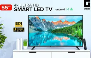 Geepas 55" Uhd Smart Android Tv Gled5549/Tsuhd