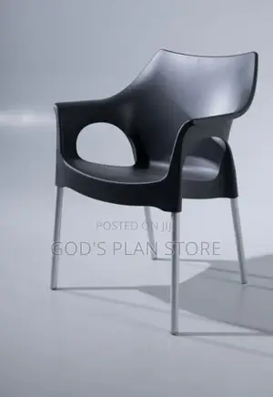 Plain Black Hotel Plastic Chairs