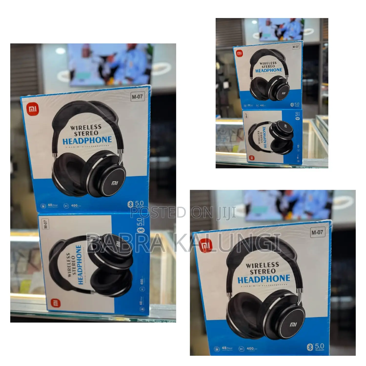 New M-07 Wireless Headphones